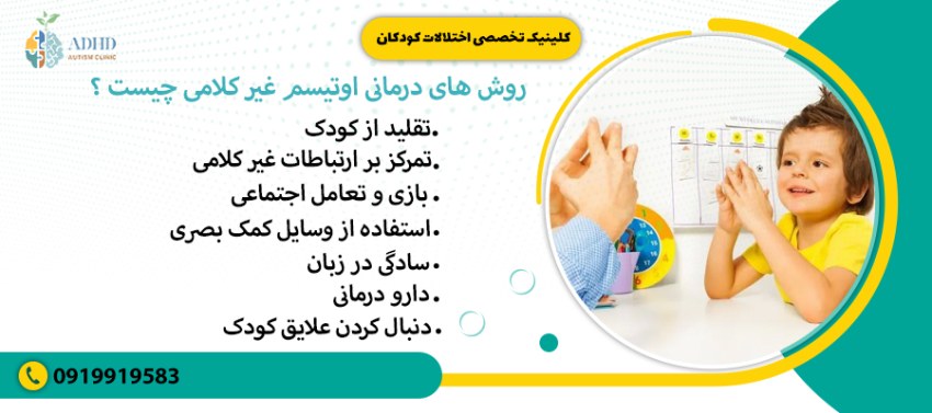 روش های درمانی اوتیسم غیر کلامی چیست ؟